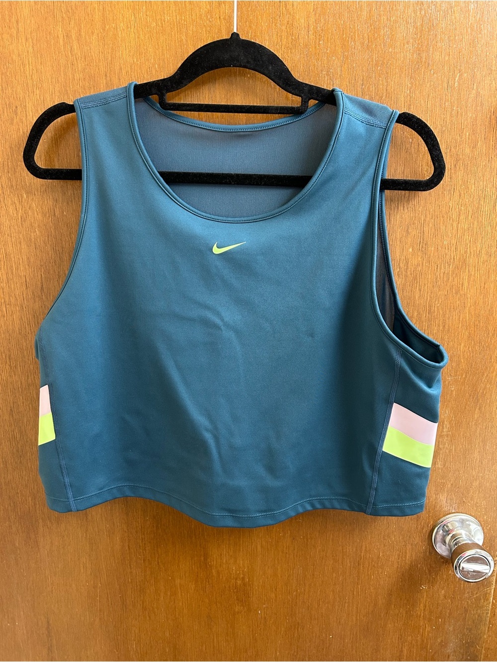 Nike Teal Longline Sports Bra 2x